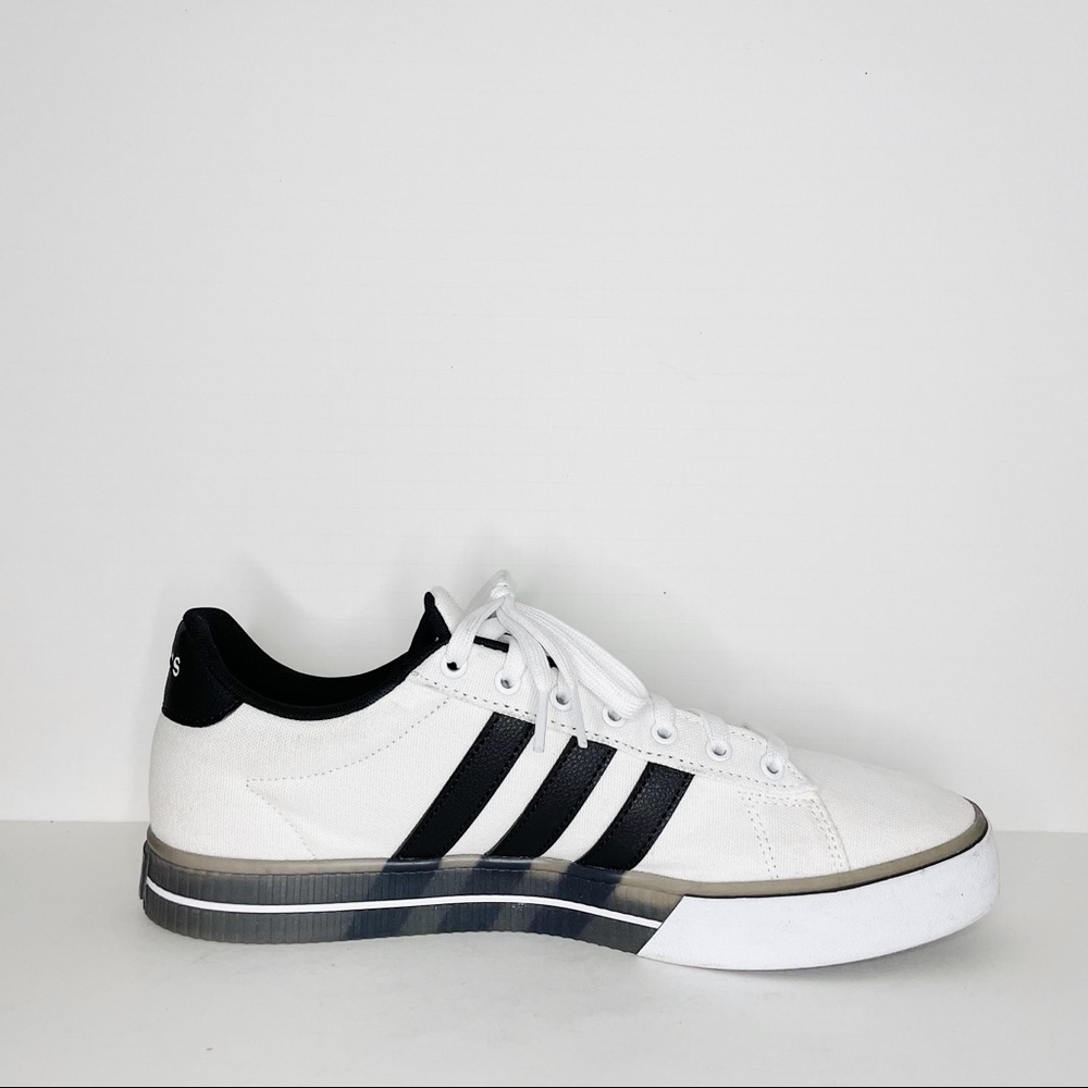 Adidas Daily 3.0 Canvas Black and White Sneaker (Size 11)